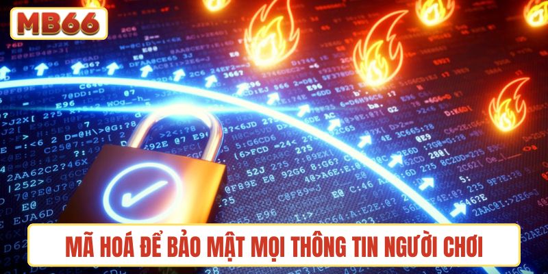 Mã hoá để bảo mật mọi thông tin cá nhân của người chơi tuyệt đối