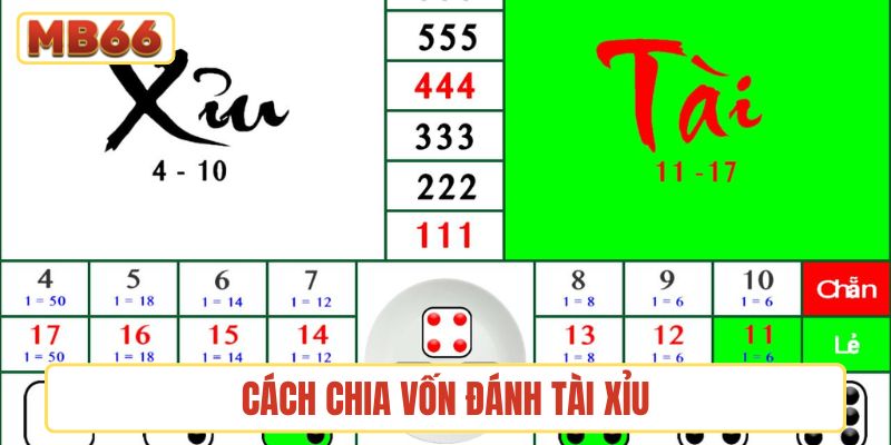 cách chia vốn đánh tài xỉu